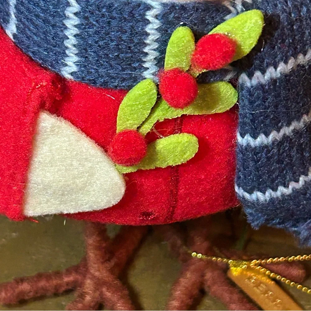 Featherly Friends BERRY Christmas Bird 2024 Target Wondershop. 7” Tall. NWT
